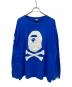 A BATHING APE（アベイシングエイプ）の古着「ロングスリーブカットソー」｜ブルー