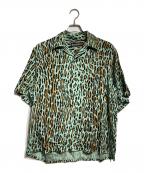 WACKO MARIAワコマリア）の古着「LEOPARD HAWAIAN SHIRT TYPE-6」｜グリーン×ブラウン