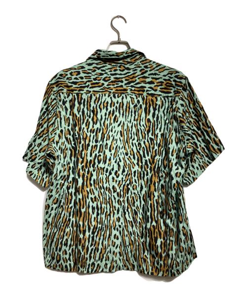 WACKO MARIA（ワコマリア）WACKO MARIA (ワコマリア) LEOPARD HAWAIAN SHIRT TYPE-6 グリーン×ブラウン サイズ:Sの古着・服飾アイテム