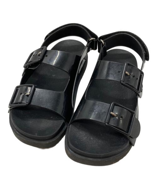 GUCCI（グッチ）GUCCI (グッチ) ミニダブルGサンダル/Mini Double G sandals ブラック サイズ:37・1/2の古着・服飾アイテム