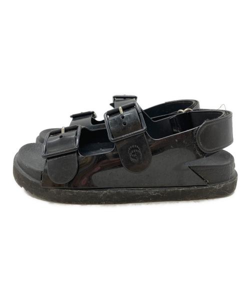 GUCCI（グッチ）GUCCI (グッチ) ミニダブルGサンダル/Mini Double G sandals ブラック サイズ:37・1/2の古着・服飾アイテム