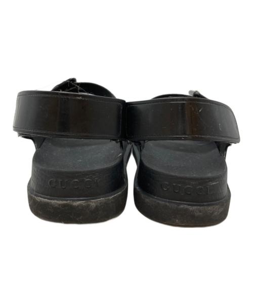 GUCCI（グッチ）GUCCI (グッチ) ミニダブルGサンダル/Mini Double G sandals ブラック サイズ:37・1/2の古着・服飾アイテム