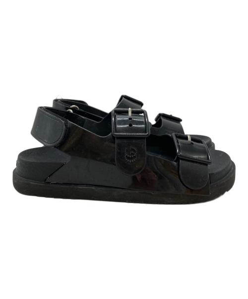 GUCCI（グッチ）GUCCI (グッチ) ミニダブルGサンダル/Mini Double G sandals ブラック サイズ:37・1/2の古着・服飾アイテム