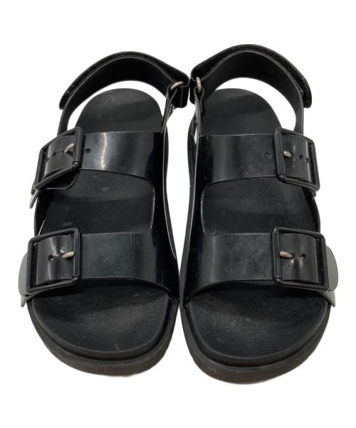 GUCCI（グッチ）GUCCI (グッチ) ミニダブルGサンダル/Mini Double G sandals ブラック サイズ:37・1/2の古着・服飾アイテム