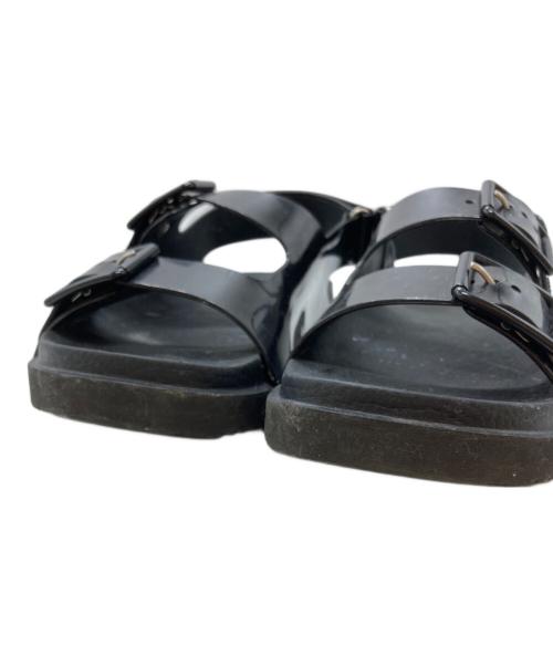 GUCCI（グッチ）GUCCI (グッチ) ミニダブルGサンダル/Mini Double G sandals ブラック サイズ:37・1/2の古着・服飾アイテム