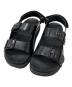 GUCCI（グッチ）の古着「ミニダブルGサンダル/Mini Double G sandals」｜ブラック
