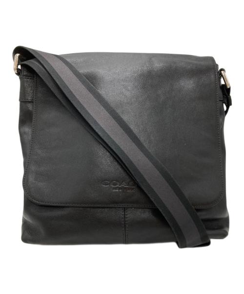 COACH（コーチ）COACH (コーチ) レザーショルダーバッグ/Leather shoulder bag ブラック サイズ:不明の古着・服飾アイテム
