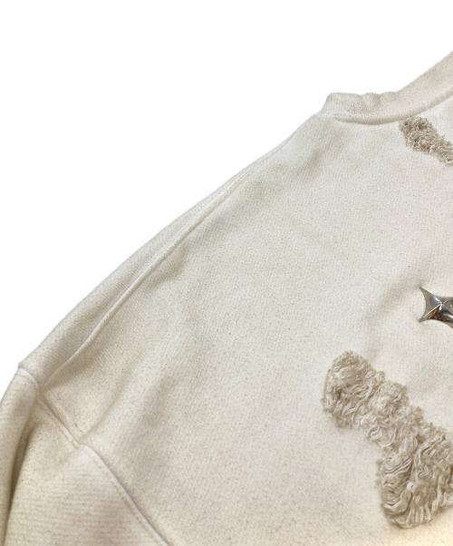 THUG CLUB（サグ クラブ）THUG CLUB (サグ クラブ) War Victim Sweatshirt / 戦争被害者スウェットシャツ ホワイト サイズ:4の古着・服飾アイテム