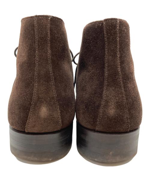 Crockett & Jones（クロケット＆ジョーンズ）Crockett & Jones (クロケット＆ジョーンズ) BARNEYS NEWYORK (バーニーズ・ニューヨーク) 別注スウェードチャッカーブーツ ブラウン サイズ:7 1/2 Eの古着・服飾アイテム
