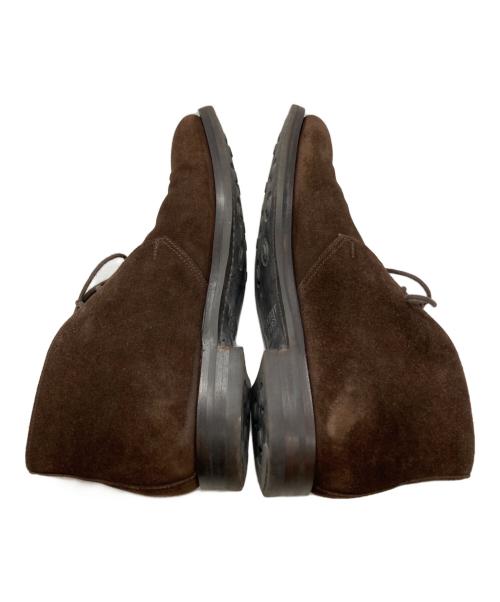 Crockett & Jones（クロケット＆ジョーンズ）Crockett & Jones (クロケット＆ジョーンズ) BARNEYS NEWYORK (バーニーズ・ニューヨーク) 別注スウェードチャッカーブーツ ブラウン サイズ:7 1/2 Eの古着・服飾アイテム