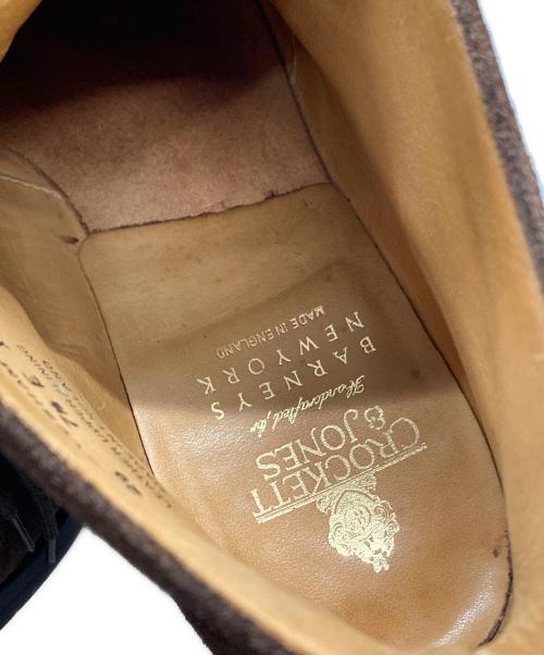Crockett & Jones（クロケット＆ジョーンズ）Crockett & Jones (クロケット＆ジョーンズ) BARNEYS NEWYORK (バーニーズ・ニューヨーク) 別注スウェードチャッカーブーツ ブラウン サイズ:7 1/2 Eの古着・服飾アイテム
