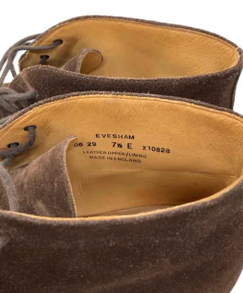 Crockett & Jones（クロケット＆ジョーンズ）Crockett & Jones (クロケット＆ジョーンズ) BARNEYS NEWYORK (バーニーズ・ニューヨーク) 別注スウェードチャッカーブーツ ブラウン サイズ:7 1/2 Eの古着・服飾アイテム
