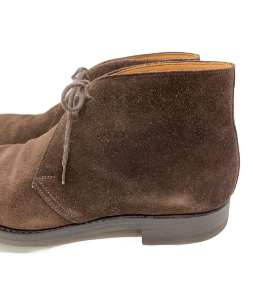 Crockett & Jones（クロケット＆ジョーンズ）Crockett & Jones (クロケット＆ジョーンズ) BARNEYS NEWYORK (バーニーズ・ニューヨーク) 別注スウェードチャッカーブーツ ブラウン サイズ:7 1/2 Eの古着・服飾アイテム