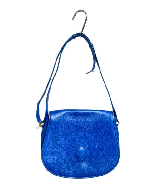 Cartier（カルティエ）Cartier (カルティエ) レザーショルダーバッグ/Leather shoulder bag ブルー サイズ:不明の古着・服飾アイテム