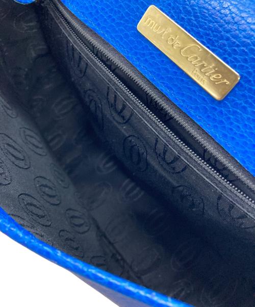 Cartier（カルティエ）Cartier (カルティエ) レザーショルダーバッグ/Leather shoulder bag ブルー サイズ:不明の古着・服飾アイテム