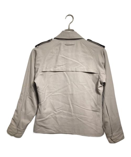 Jean Paul GAULTIER（ジャンポールゴルチェ）Jean Paul GAULTIER (ジャンポールゴルチェ) ウールギャバライダースジャケット / Wool Gabardine Biker Jacket グレー サイズ:46の古着・服飾アイテム