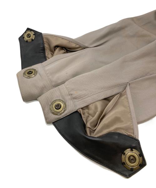 Jean Paul GAULTIER（ジャンポールゴルチェ）Jean Paul GAULTIER (ジャンポールゴルチェ) ウールギャバライダースジャケット / Wool Gabardine Biker Jacket グレー サイズ:46の古着・服飾アイテム