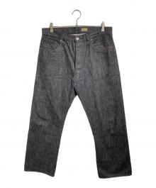 BUZZ RICKSON'S（バズリクソンズ）の古着「World War 2 Black Denim Waist Overalls/第二次世界大戦期 ブラックデニム・ウエストオーバーオール」｜グレー