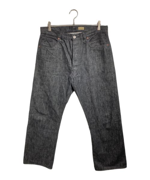 BUZZ RICKSON'S（バズリクソンズ）BUZZ RICKSON'S (バズリクソンズ) World War 2 Black Denim Waist Overalls/第二次世界大戦期 ブラックデニム・ウエストオーバーオール グレー サイズ:W36 L34の古着・服飾アイテム