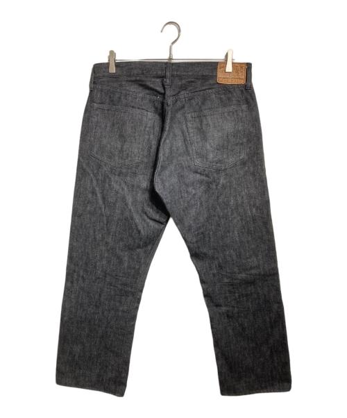 BUZZ RICKSON'S（バズリクソンズ）BUZZ RICKSON'S (バズリクソンズ) World War 2 Black Denim Waist Overalls/第二次世界大戦期 ブラックデニム・ウエストオーバーオール グレー サイズ:W36 L34の古着・服飾アイテム