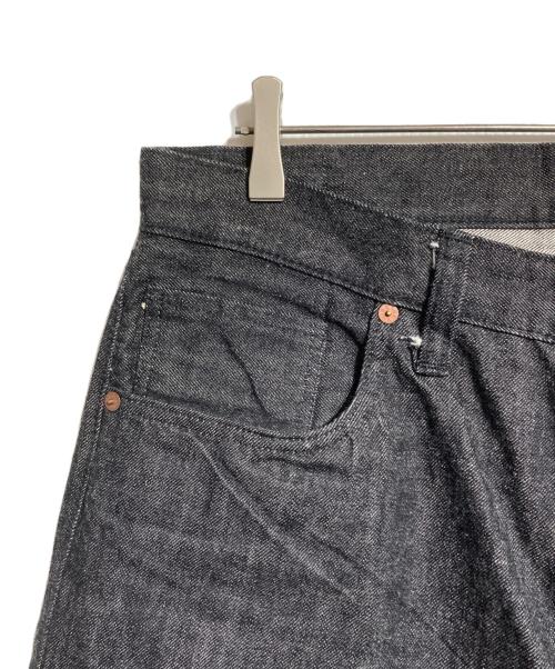 BUZZ RICKSON'S（バズリクソンズ）BUZZ RICKSON'S (バズリクソンズ) World War 2 Black Denim Waist Overalls/第二次世界大戦期 ブラックデニム・ウエストオーバーオール グレー サイズ:W36 L34の古着・服飾アイテム