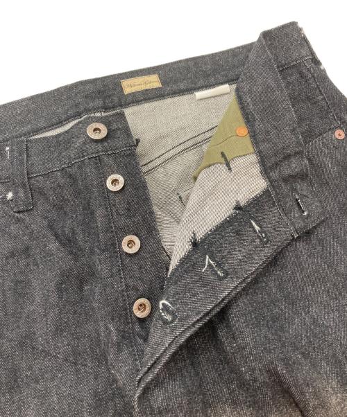 BUZZ RICKSON'S（バズリクソンズ）BUZZ RICKSON'S (バズリクソンズ) World War 2 Black Denim Waist Overalls/第二次世界大戦期 ブラックデニム・ウエストオーバーオール グレー サイズ:W36 L34の古着・服飾アイテム