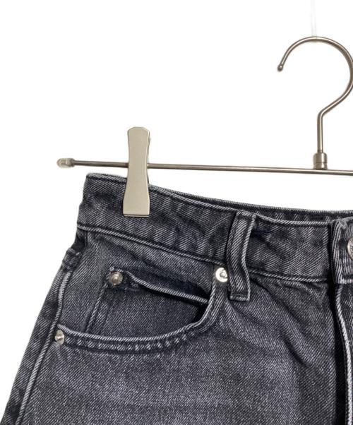 ALEXANDER WANG（アレキサンダー・ワン）ALEXANDER WANG (アレキサンダー・ワン) デニムショートパンツ/Denim shorts ブラック サイズ:24の古着・服飾アイテム