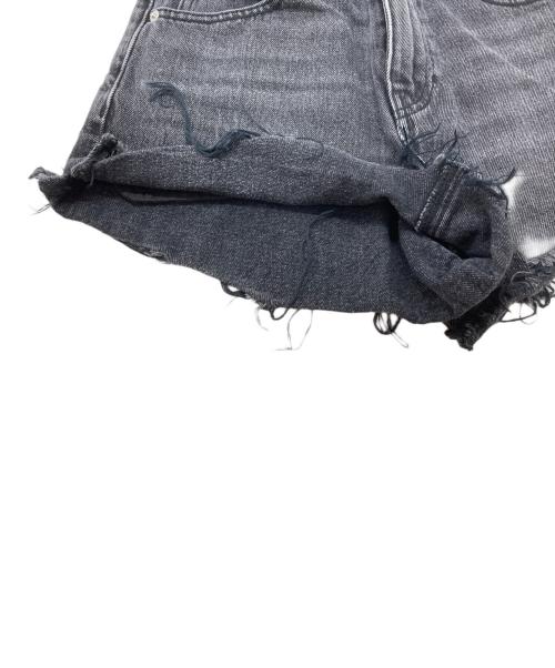 ALEXANDER WANG（アレキサンダー・ワン）ALEXANDER WANG (アレキサンダー・ワン) デニムショートパンツ/Denim shorts ブラック サイズ:24の古着・服飾アイテム