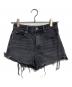 ALEXANDER WANG（アレキサンダー・ワン）の古着「デニムショートパンツ/Denim shorts」｜ブラック