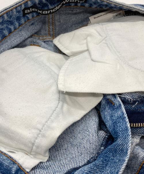 ALEXANDER WANG（アレキサンダー・ワン）ALEXANDER WANG (アレキサンダー・ワン) デニムショートパンツ インディゴ サイズ:24の古着・服飾アイテム