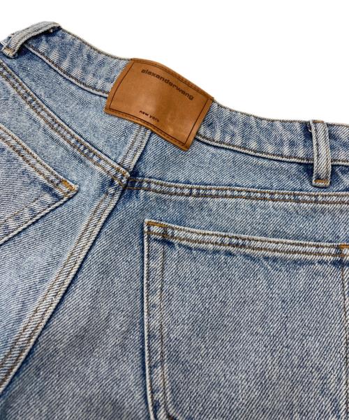 ALEXANDER WANG（アレキサンダー・ワン）ALEXANDER WANG (アレキサンダー・ワン) デニムショートパンツ インディゴ サイズ:24の古着・服飾アイテム