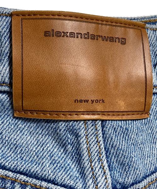 ALEXANDER WANG（アレキサンダー・ワン）ALEXANDER WANG (アレキサンダー・ワン) デニムショートパンツ インディゴ サイズ:24の古着・服飾アイテム
