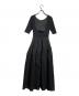 anuans (アニュアンス) バックオープンカップインドッキングニットワンピース/Open-Back Knit Dress with Built-in Bra Top ブラック サイズ:S：15000円