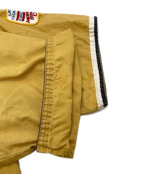 Hilton（ヒルトン）Hilton (ヒルトン) 50-60’Sボーリングシャツ/Bowling shirt マスタード サイズ:Lの古着・服飾アイテム