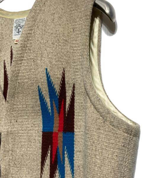 ORTEGA's（オルテガ）ORTEGA's (オルテガ) チマヨベスト/Chimayo vest ベージュ サイズ:42の古着・服飾アイテム