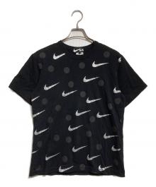 NIKE×BLACK COMME des GARCONS（ナイキ×ブラックコムデギャルソン）の古着「スウォッシュ×ドットTEE/T-shirt」｜ブラック