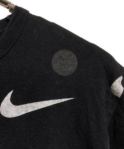 NIKE（ナイキ）NIKE (ナイキ) BLACK COMME des GARCONS (ブラックコムデギャルソン) スウォッシュ×ドットTEE/T-shirt ブラック サイズ:Lの古着・服飾アイテム
