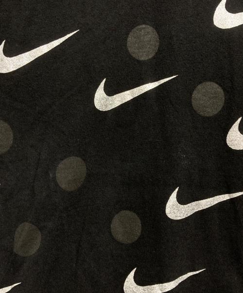 NIKE（ナイキ）NIKE (ナイキ) BLACK COMME des GARCONS (ブラックコムデギャルソン) スウォッシュ×ドットTEE/T-shirt ブラック サイズ:Lの古着・服飾アイテム
