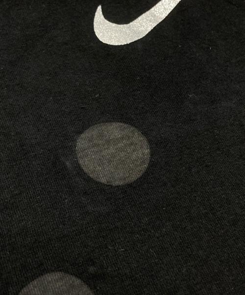 NIKE（ナイキ）NIKE (ナイキ) BLACK COMME des GARCONS (ブラックコムデギャルソン) スウォッシュ×ドットTEE/T-shirt ブラック サイズ:Lの古着・服飾アイテム