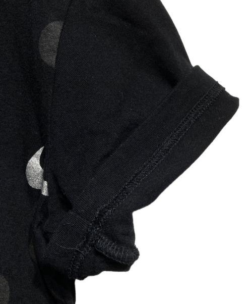 NIKE（ナイキ）NIKE (ナイキ) BLACK COMME des GARCONS (ブラックコムデギャルソン) スウォッシュ×ドットTEE/T-shirt ブラック サイズ:Lの古着・服飾アイテム