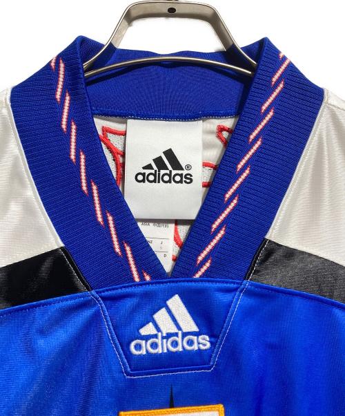 adidas（アディダス）adidas (アディダス) BRINGBACK REMIXED JAPAN JERSEY ブルー サイズ:Sの古着・服飾アイテム