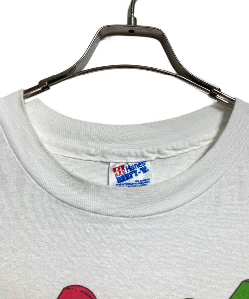 Hanes（ヘインズ）Hanes (ヘインズ) 90sプリントTシャツ ホワイト サイズ:XLの古着・服飾アイテム