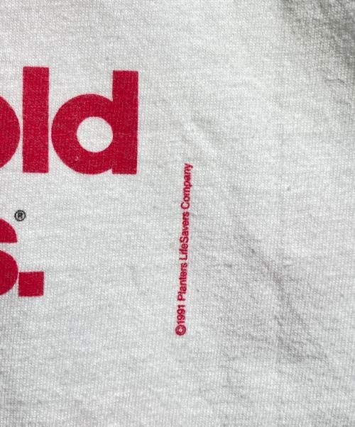 Hanes（ヘインズ）Hanes (ヘインズ) 90sプリントTシャツ ホワイト サイズ:XLの古着・服飾アイテム
