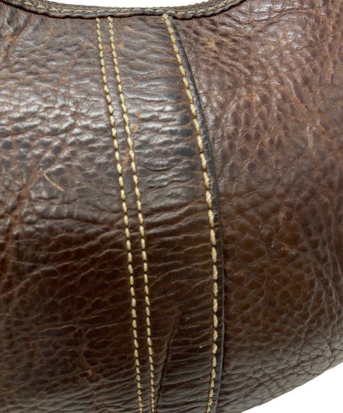 COACH（コーチ）COACH (コーチ) ハーフムーンスタッズワンショルダーバッグ/Half-Moon Studded One-Shoulder Bag ブラウン サイズ:不明の古着・服飾アイテム