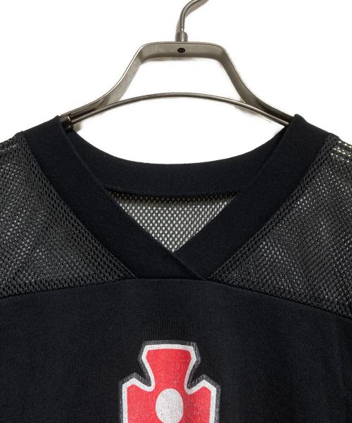 Vivienne Westwood RED LABEL（ヴィヴィアンウエストウッドレッドレーベル）Vivienne Westwood RED LABEL (ヴィヴィアンウエストウッドレッドレーベル) Orb Football Jersey/オーブフットボールTシャツ ブラック サイズ:00の古着・服飾アイテム