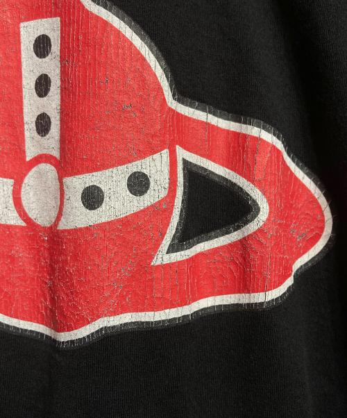 Vivienne Westwood RED LABEL（ヴィヴィアンウエストウッドレッドレーベル）Vivienne Westwood RED LABEL (ヴィヴィアンウエストウッドレッドレーベル) Orb Football Jersey/オーブフットボールTシャツ ブラック サイズ:00の古着・服飾アイテム