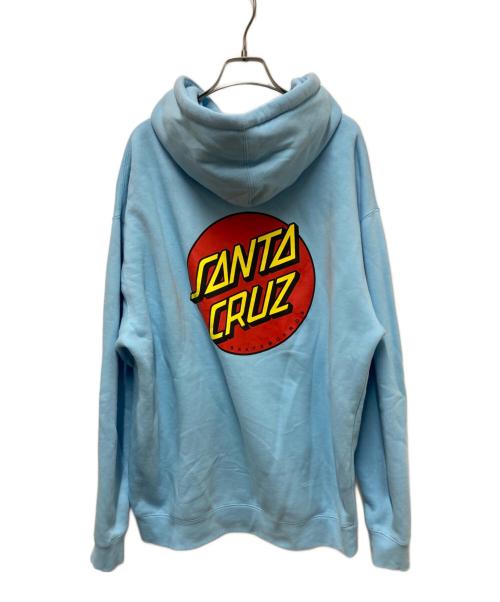 SANTA CRUZ（サンタクルーズ）SANTA CRUZ (サンタクルーズ) ロゴパーカー ブルー サイズ:Lの古着・服飾アイテム