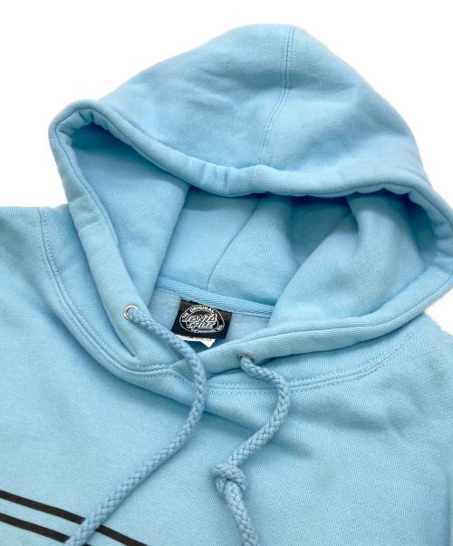 SANTA CRUZ（サンタクルーズ）SANTA CRUZ (サンタクルーズ) ロゴパーカー ブルー サイズ:Lの古着・服飾アイテム