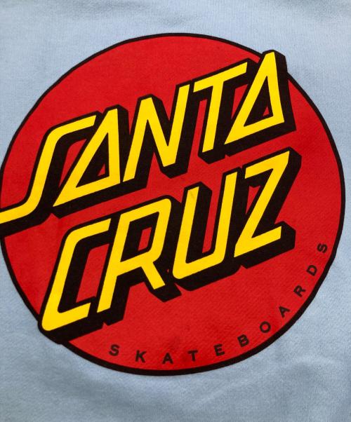 SANTA CRUZ（サンタクルーズ）SANTA CRUZ (サンタクルーズ) ロゴパーカー ブルー サイズ:Lの古着・服飾アイテム