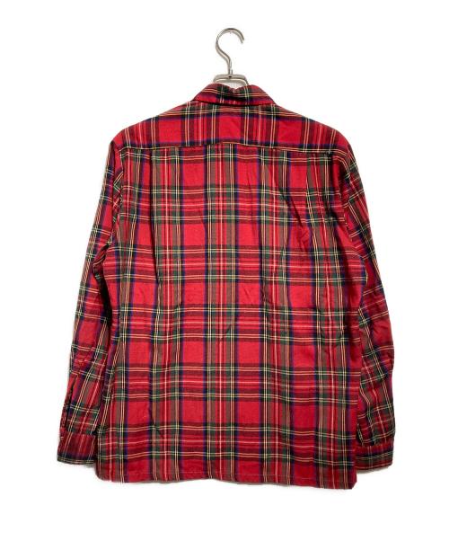 macgregor（マクレガー）macgregor (マクレガー) 50’s タータンチェック開襟シャツ/Open-collar shirt レッド サイズ:Mの古着・服飾アイテム
